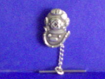 Sterling Silver Mark V Helmet Tie Tack